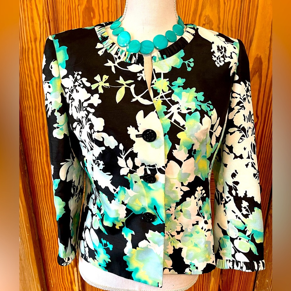 “Spring Dreams” Watercolor Jacket